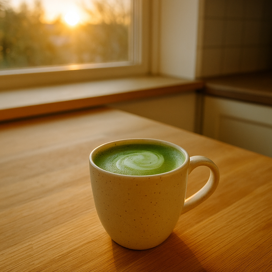 Kodėl tamsiais rytais matcha veikia geriau nei kava?
