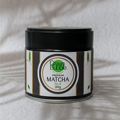 Green Bubble Matcha No.2 - 30g tin of smooth everyday Japanese matcha